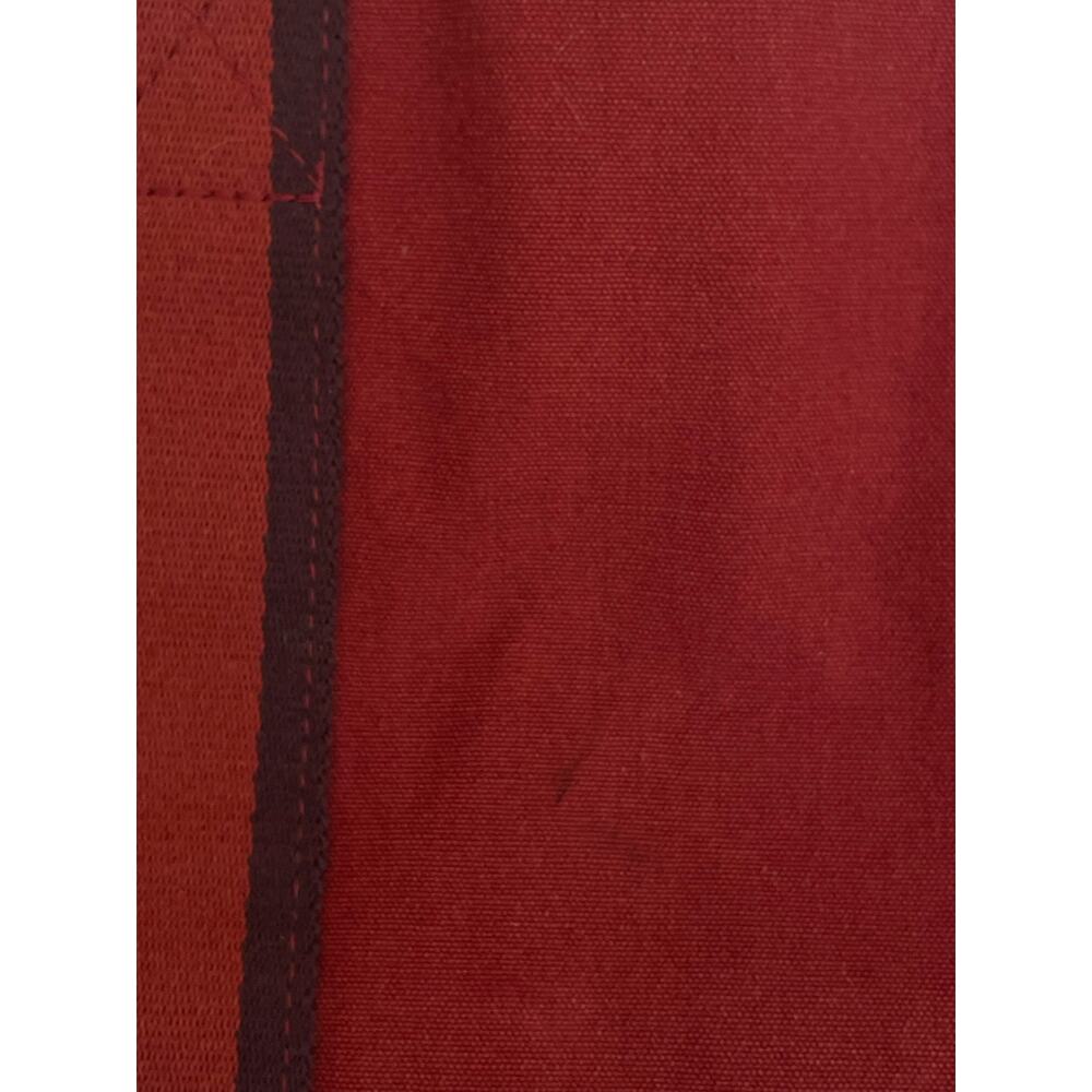 Hermes Vintage Fourre-Tout Cabas Tote in Bordeaux / Burgundy Canvas GUC with COA - Picture 7 of 8